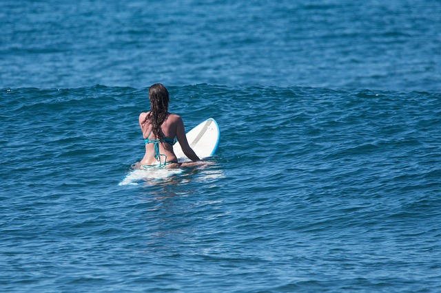 Surfen, Weben, Ozean, Strand, Surfbrett