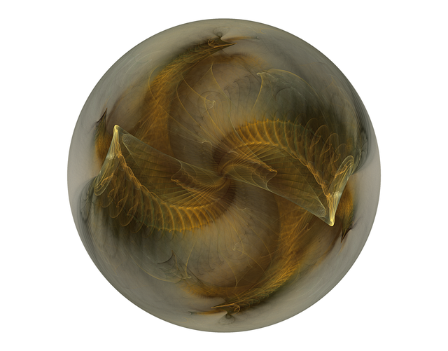 Free sphere fractal celestial illustration