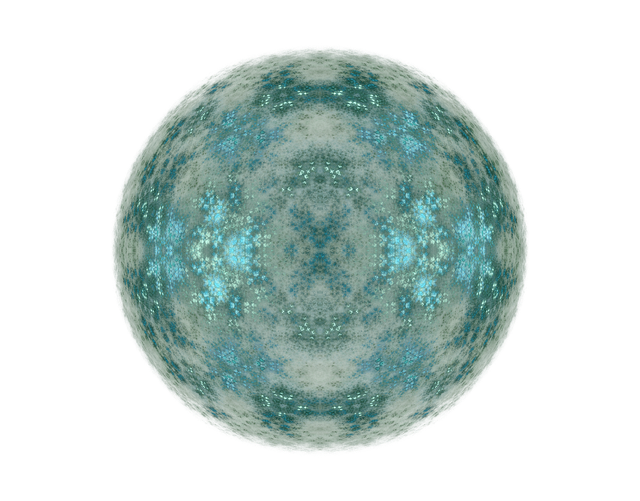 Free sphere fractal celestial illustration
