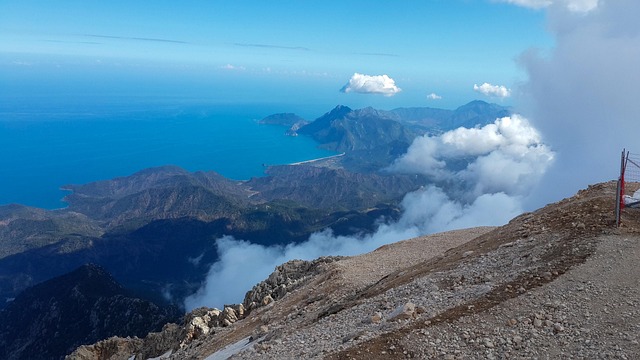 Free Mountains Sea photo and picture