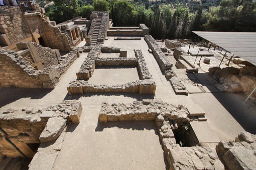 Knossos, Crete, Griechenland, Palast