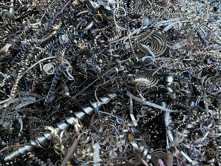 Metal, Chips, Teksturer, Industri, Stål