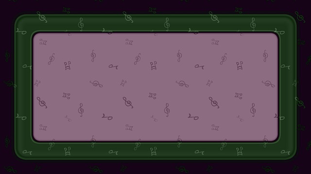 Free music frame musical illustration