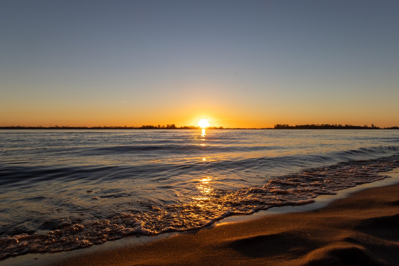 Elbe Pantai Matahari Terbenam - Foto gratis di Pixabay - Pixabay