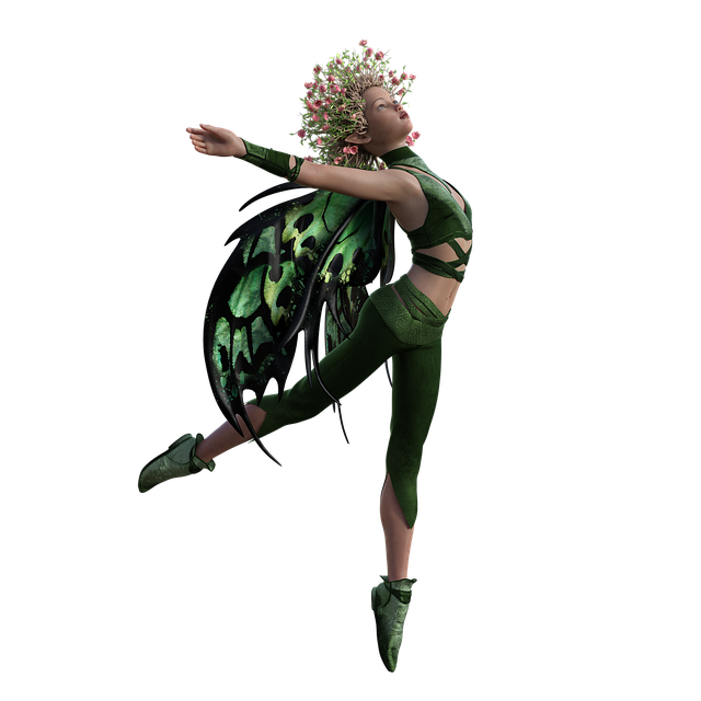 Fee, 3D-Rendering, Dansen, Fantasie