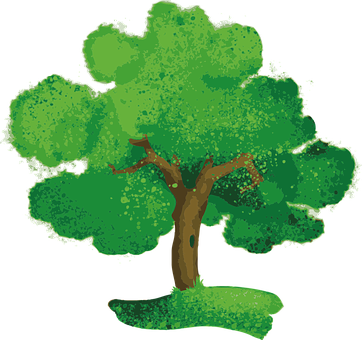 Baum, Natur, Pflanze, Grün, Braun, Kunst