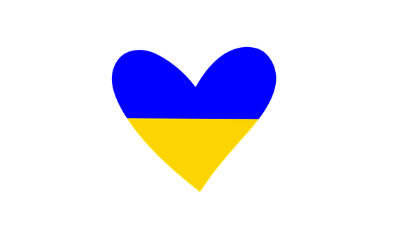 Free Ukraine Heart illustration and picture