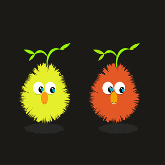 Free Birds Drawing illustration and picture
