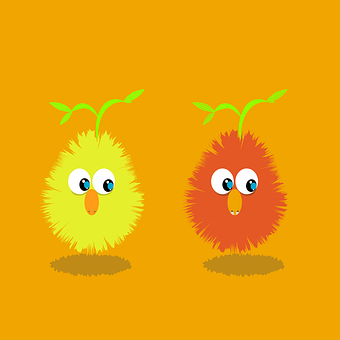 Free Birds Drawing illustration and picture