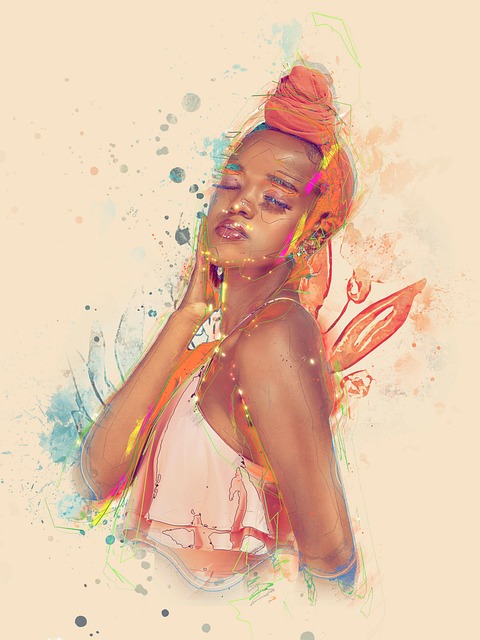 Femeie, African, Model, Frumuseţe