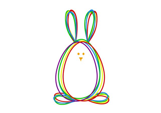 Free easter rabbit bunny illustration