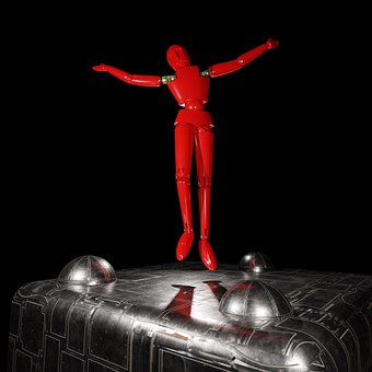 Free Plastic Figure 3D Model illustration and picture
