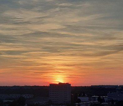 Himmel, Die Sonne, Landschaft, West