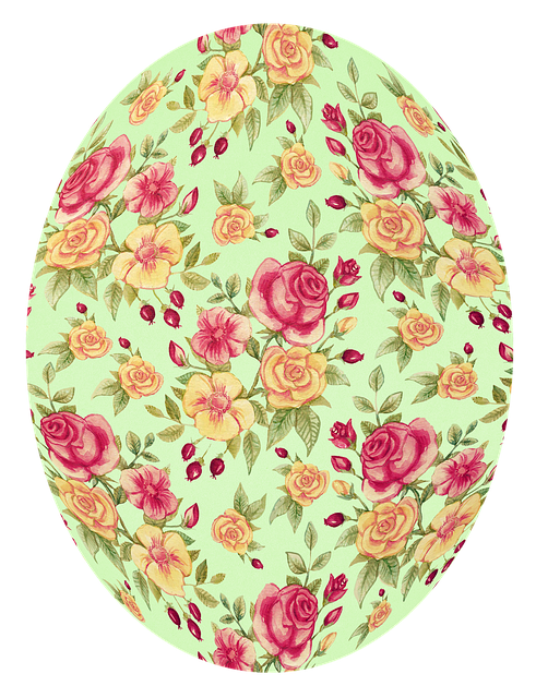 Osterei, Vintage-Design, Natur