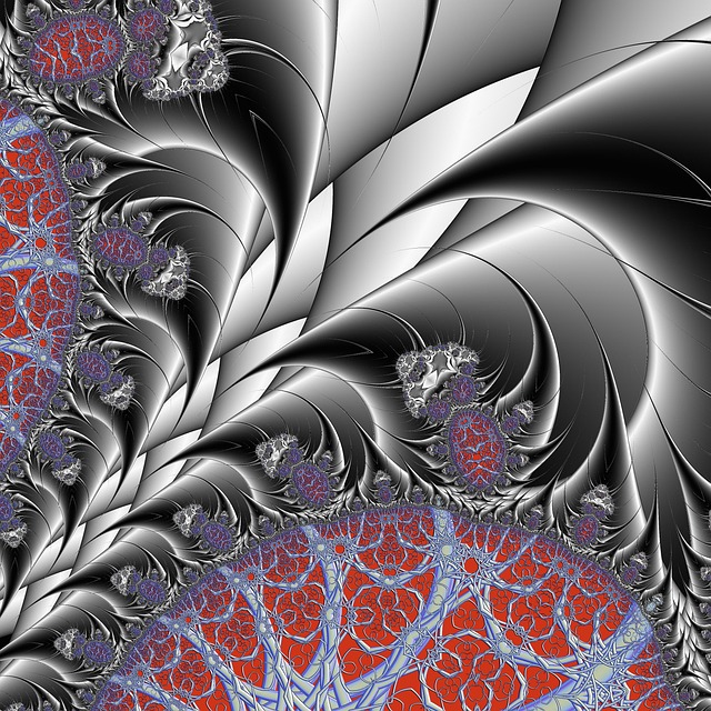 Download free HD stock image of Fractal Digital Free fractal digital art illustration