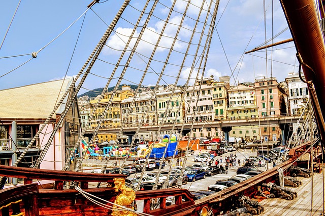 Genua, Italien, Porto Antico
