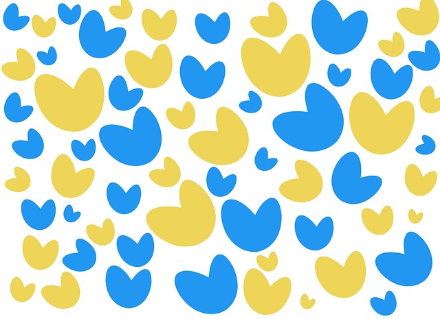 Download free HD stock image of Hearts Pattern Free hearts pattern flag illustration