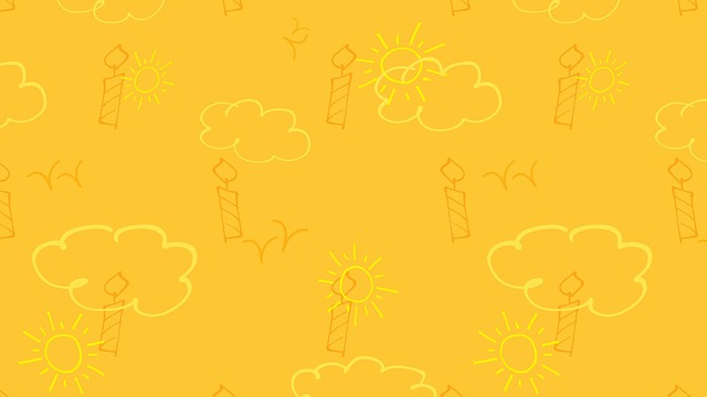 Free background pattern candles illustration