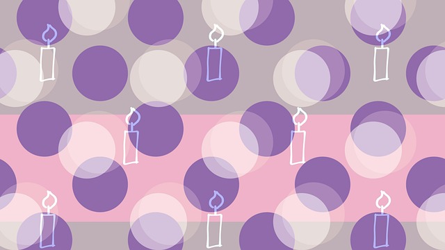 Free hanukkah candles candles polka dots illustration