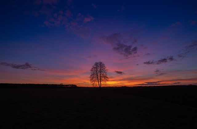 Polonia, Atardecer, Cielo, Oscuridad