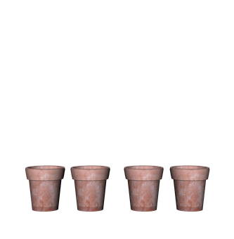 Lot De 20 Petits Pots Terre Cuite 4x4,5 Cm - Pots De Fleurs Mini Avec Trou Drainage - Pour Succulentes, Cactus - 10