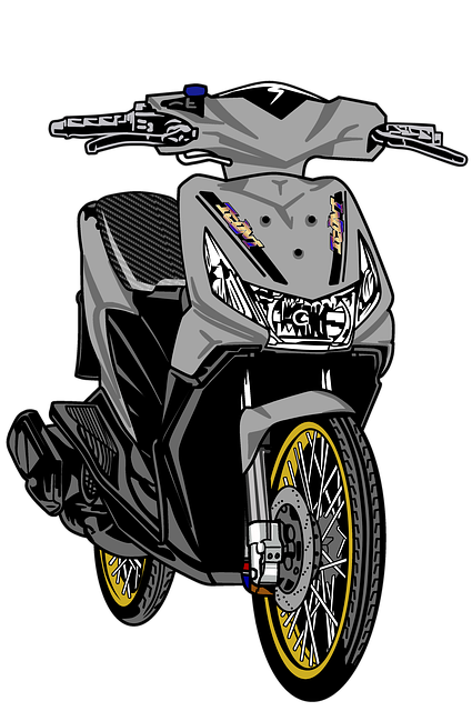 Download free HD stock image of Honda Motorcycle Free honda motorcycle motorbike illustration