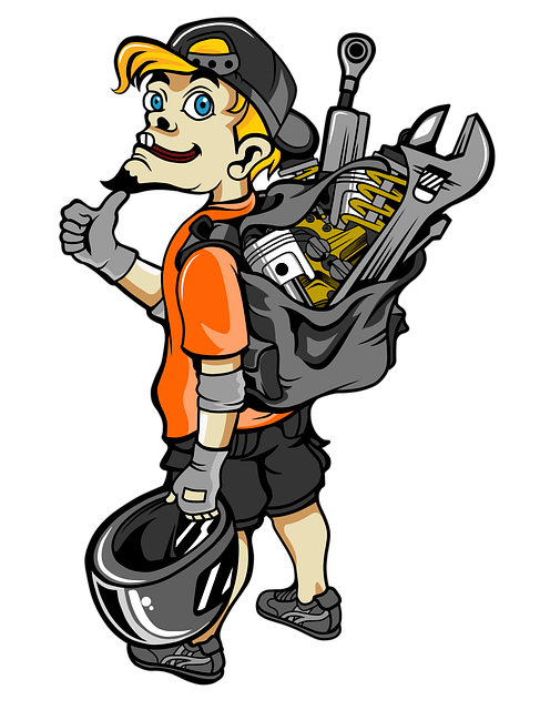 Free biker motorcycle motorcycle gear illustration