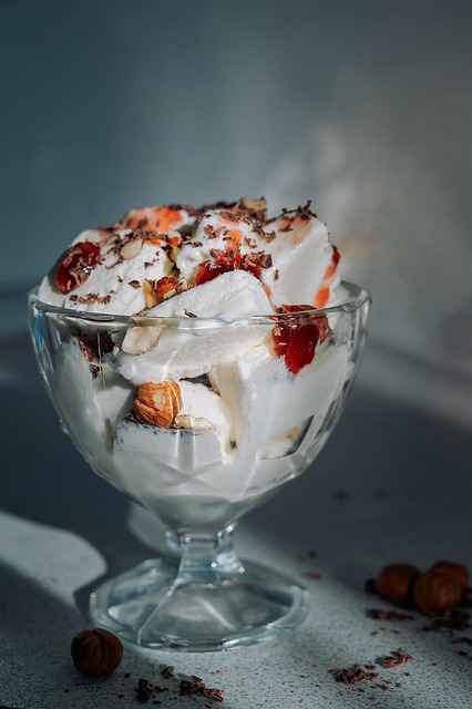 Dessert, Eis, Schokolade, Nüsse, Süß