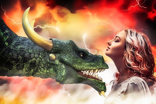 Free Dragon Woman photo and picture