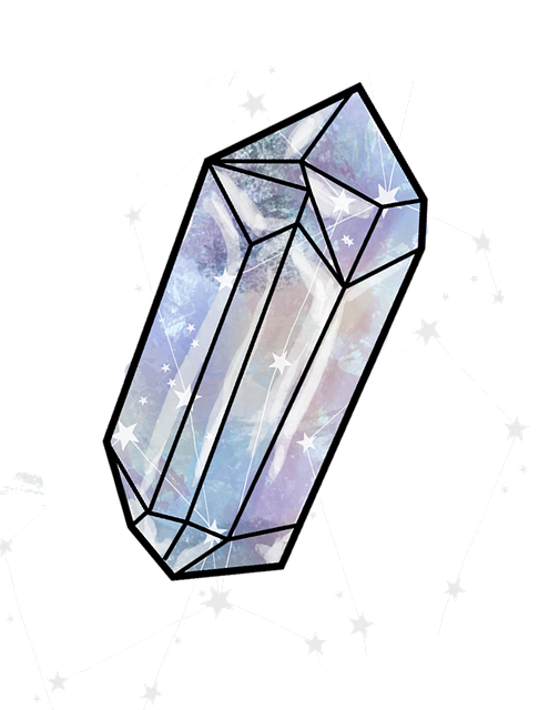 Free crystal quartz amethyst illustration