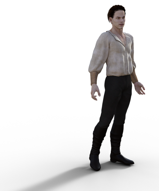 Free man male standing illustration