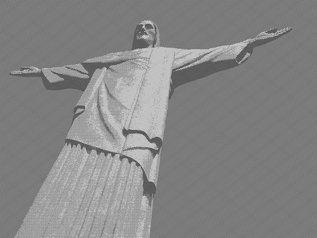 Free christ the redeemer blessing faith illustration