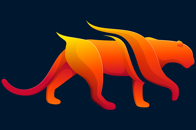 Free jaguar feline silhouette illustration
