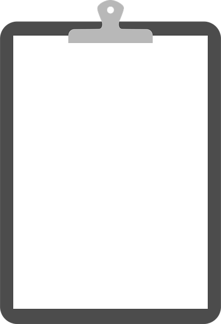 Free paper clipboard office illustration
