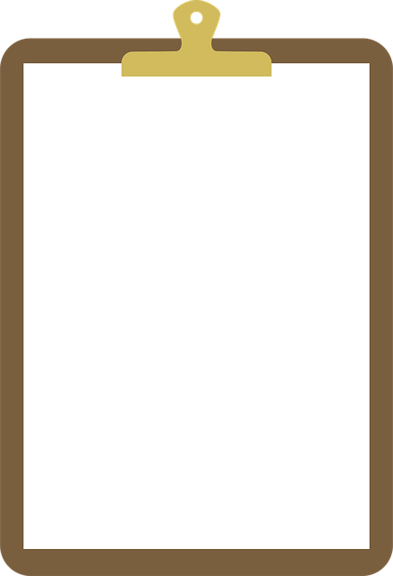 Free paper clipboard office illustration