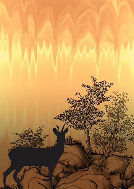Deer Hintergrund, Hirsch