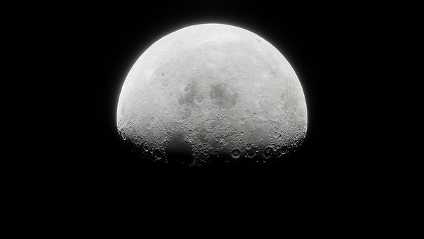 Free Moon Satellite photo and picture
