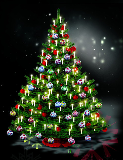 Weihnachtsbaum, Weihnachten, Wm2022