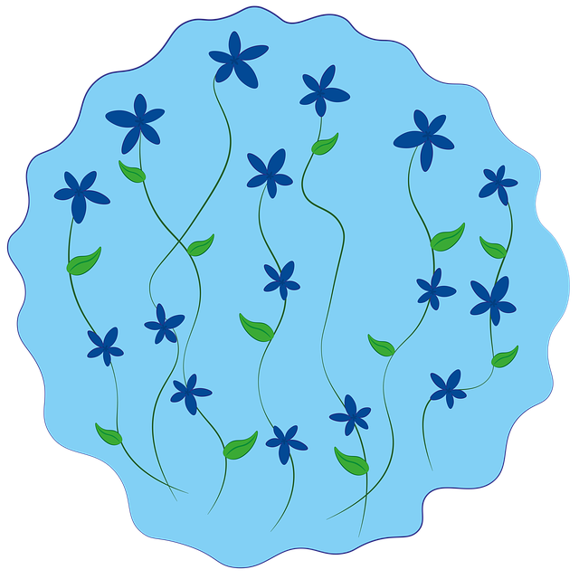 Free flower petal leaf illustration