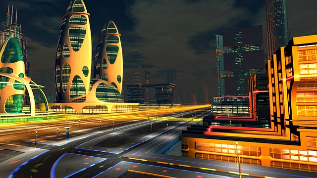 Free building skyline city illustration