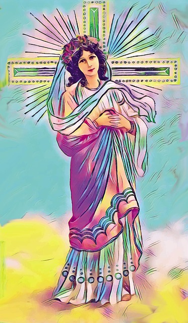 Free angel figure woman illustration