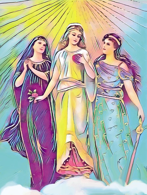 Free angel figure woman illustration