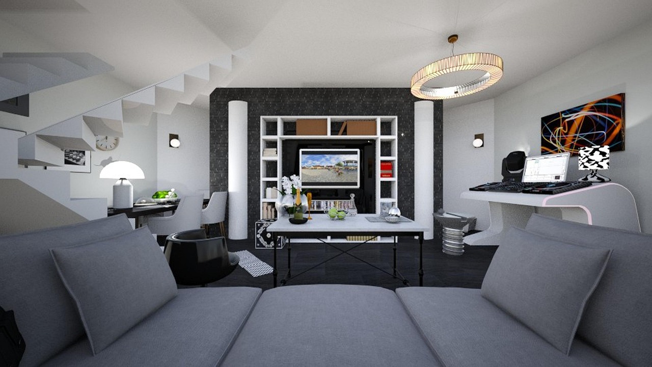 Interior and exterior design example