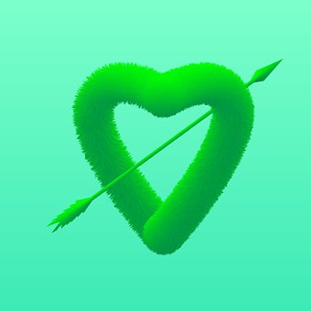 Free Heart Arrow illustration and picture