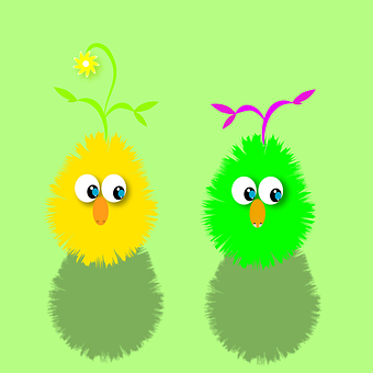 Free Birds Drawing illustration and picture
