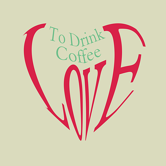 Free Love Coffee illustration and picture
