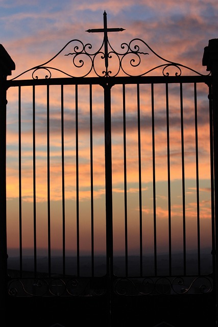 Free Sunset Gate photo and picture
