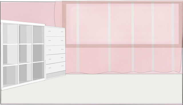 Free empty room kids room room vector