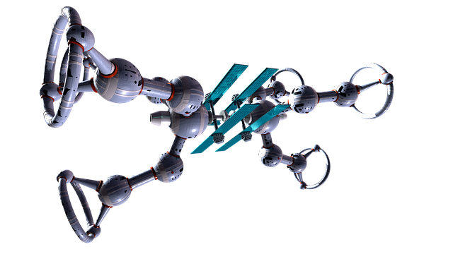 Free space station transparent space illustration