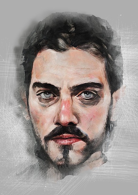Download free HD stock image of Man Digital Art Free man digital art digital portrait illustration